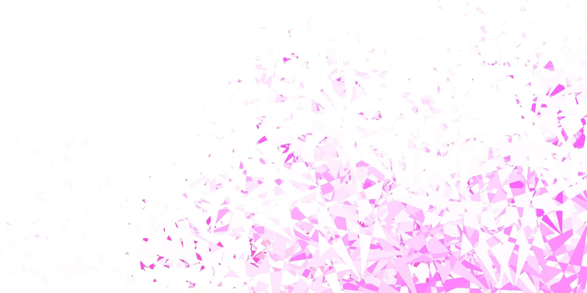 Light pink, yellow vector layout with triangle forms.