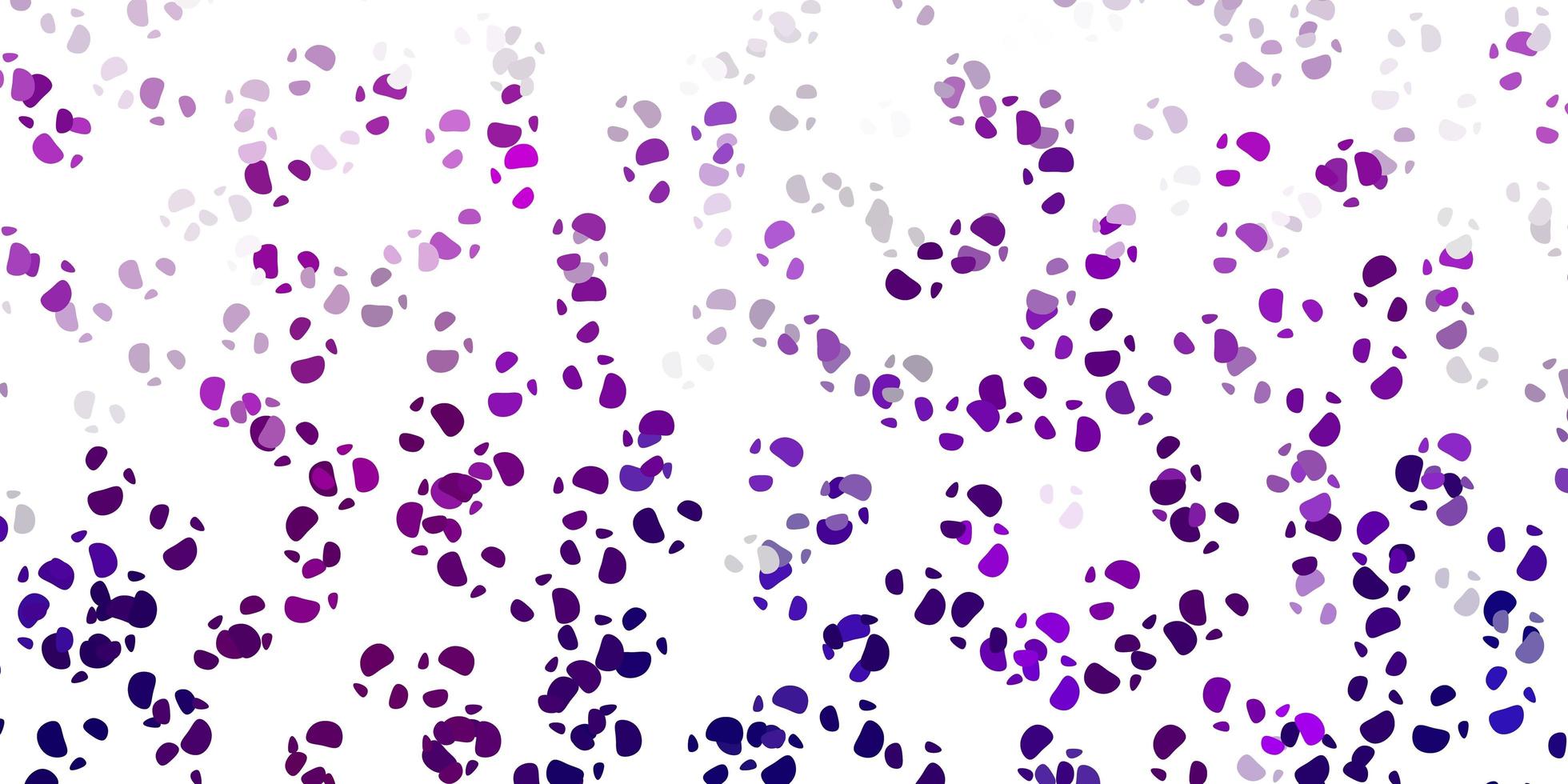 Light purple vector texture with memphis shapes.