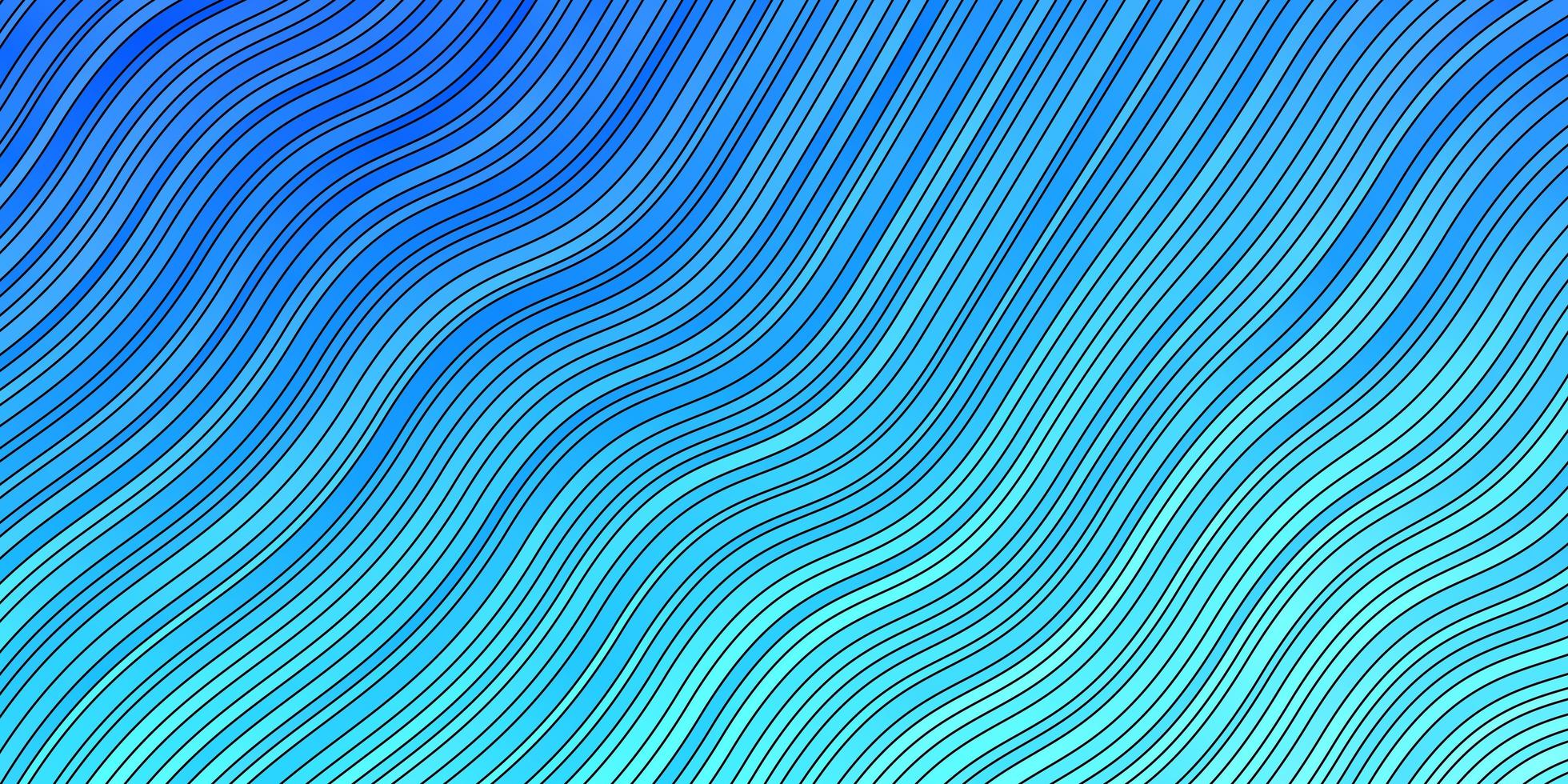 Light BLUE vector background with lines.