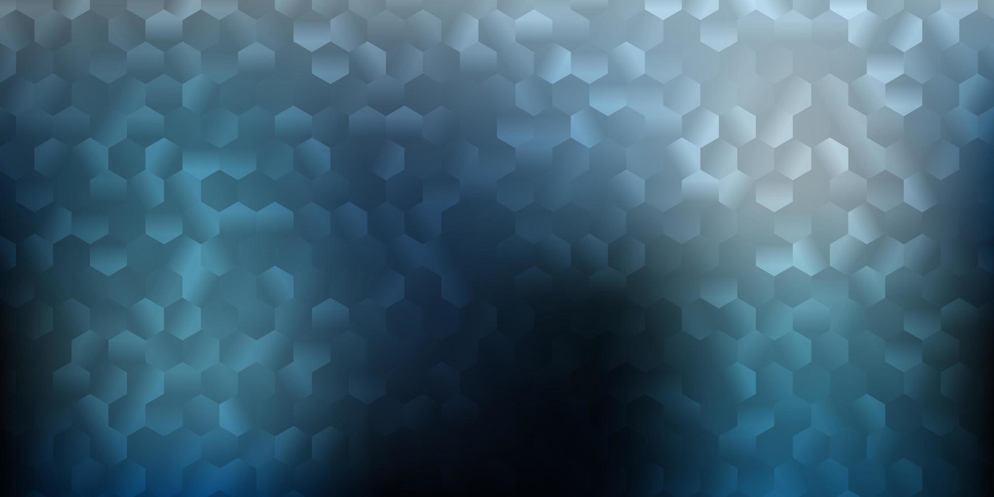 Dark blue vector background with random forms.