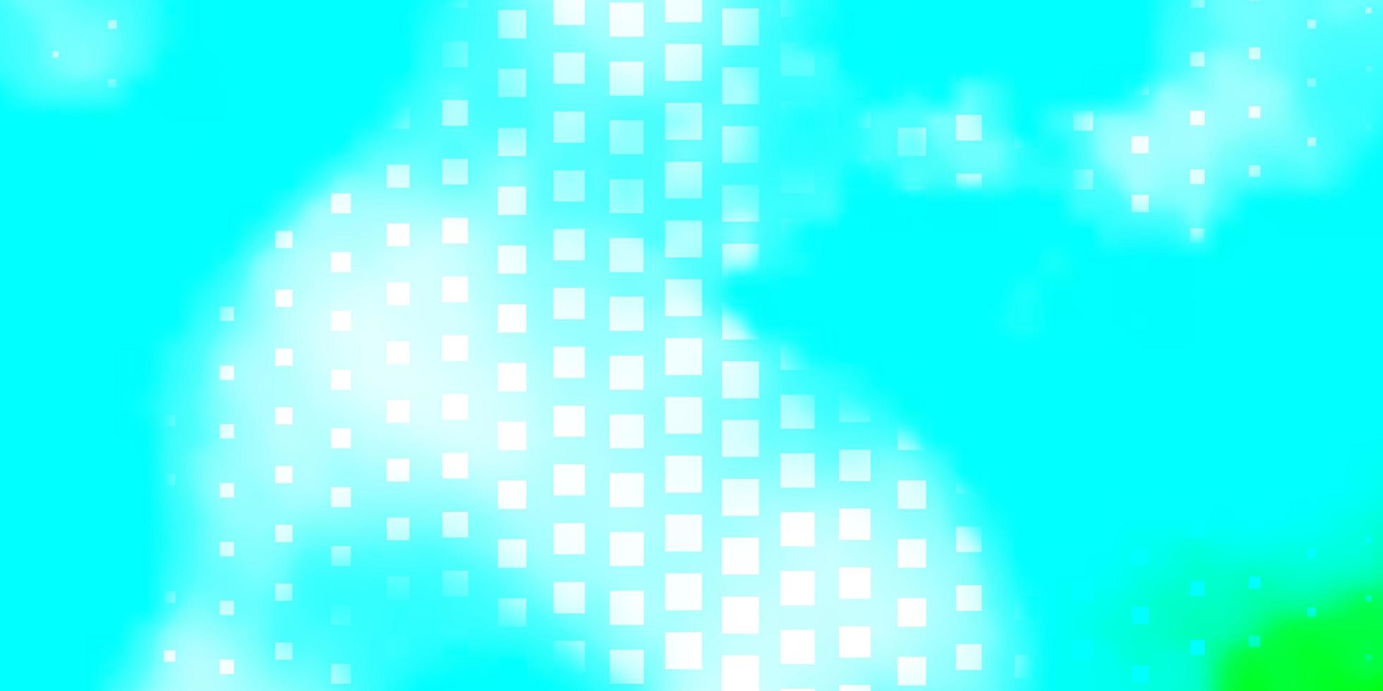 Light Blue, Green vector background with rectangles.