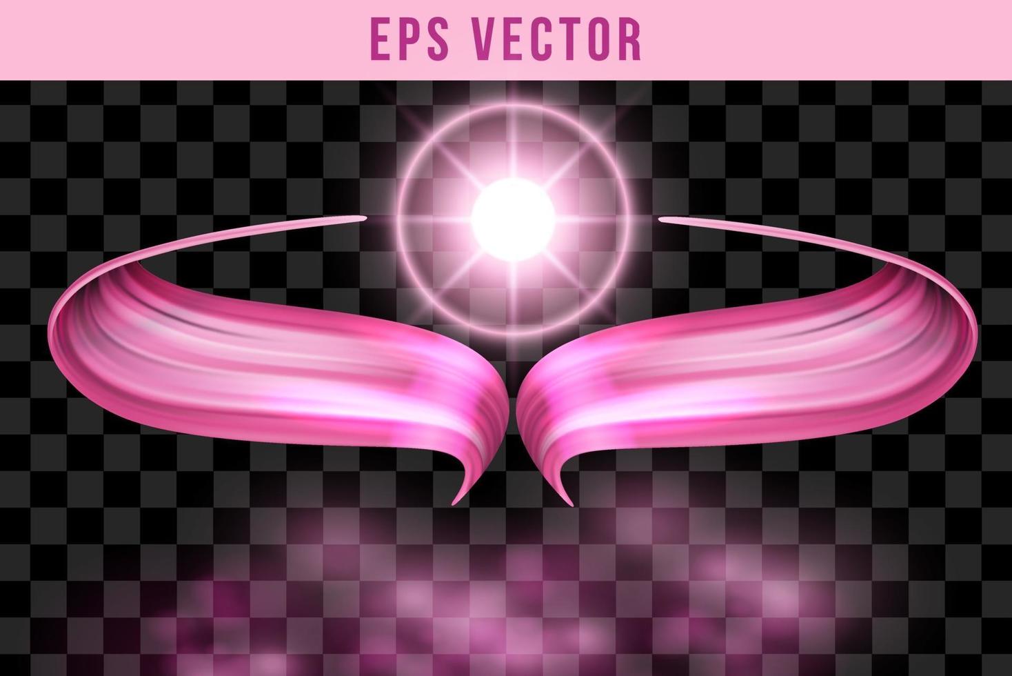 establecer forma 3d formas púrpuras rosa brillo vector eps