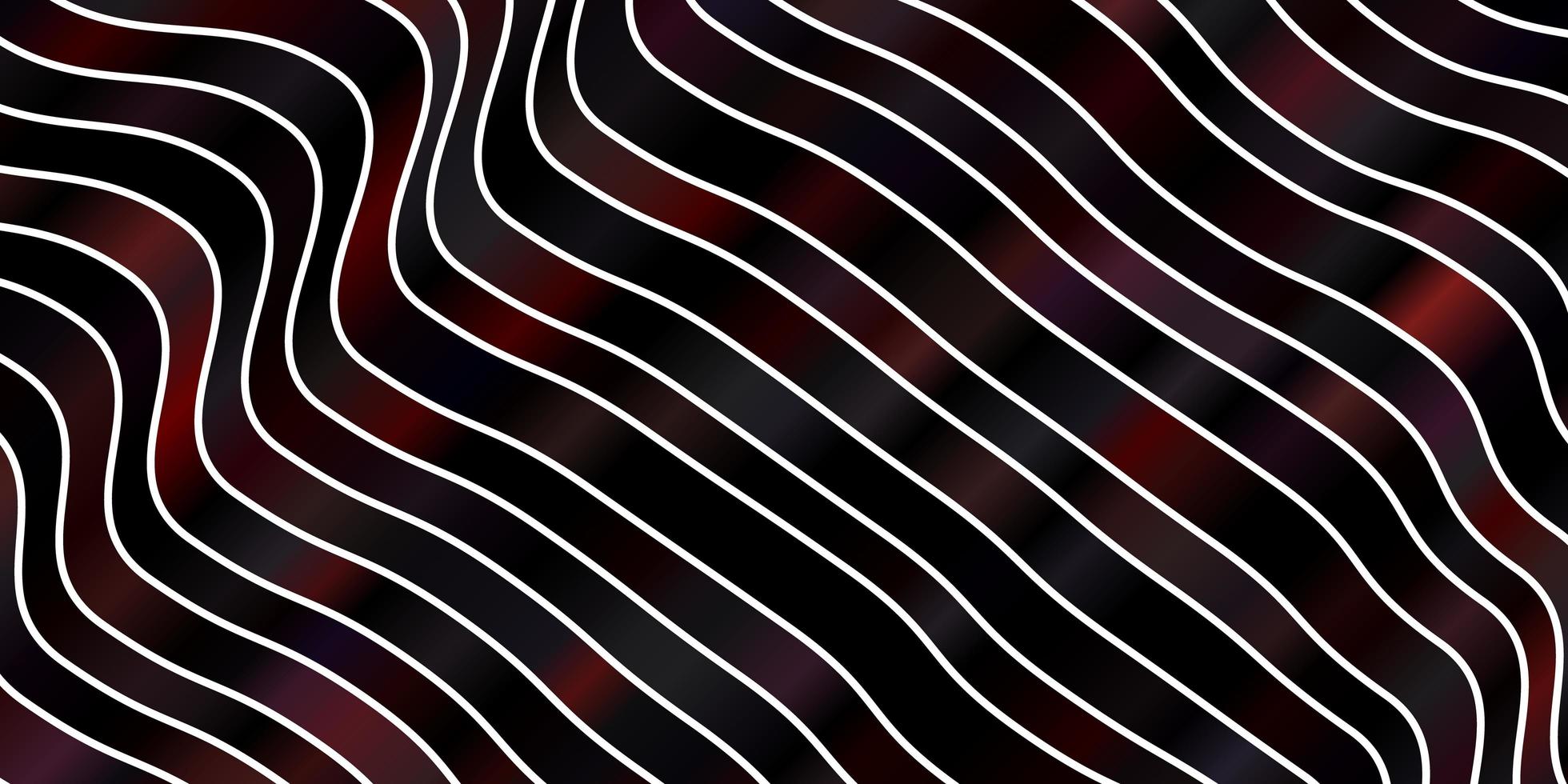 Dark Red vector texture with wry lines.