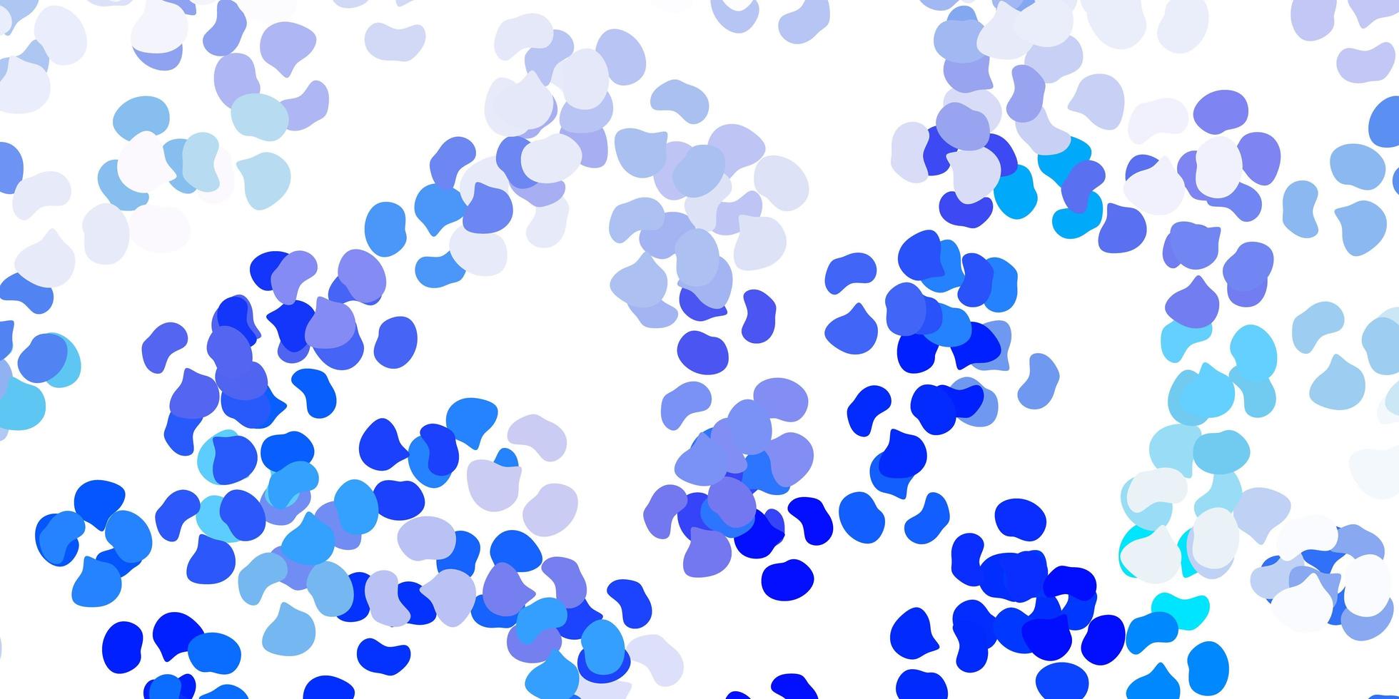Light blue vector background with random forms.