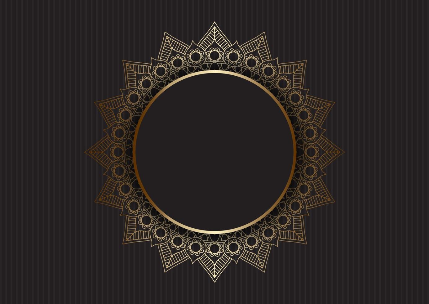 Abstract luxury mandala design background vector
