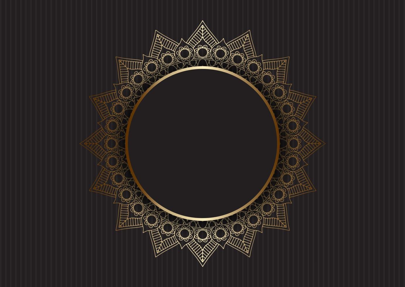 Abstract luxury mandala design background vector