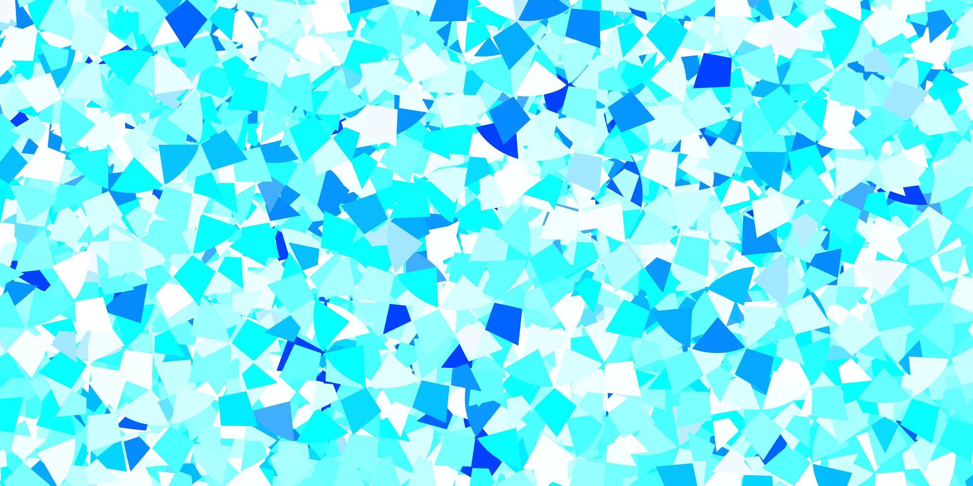 textura de vector azul claro con estilo triangular.