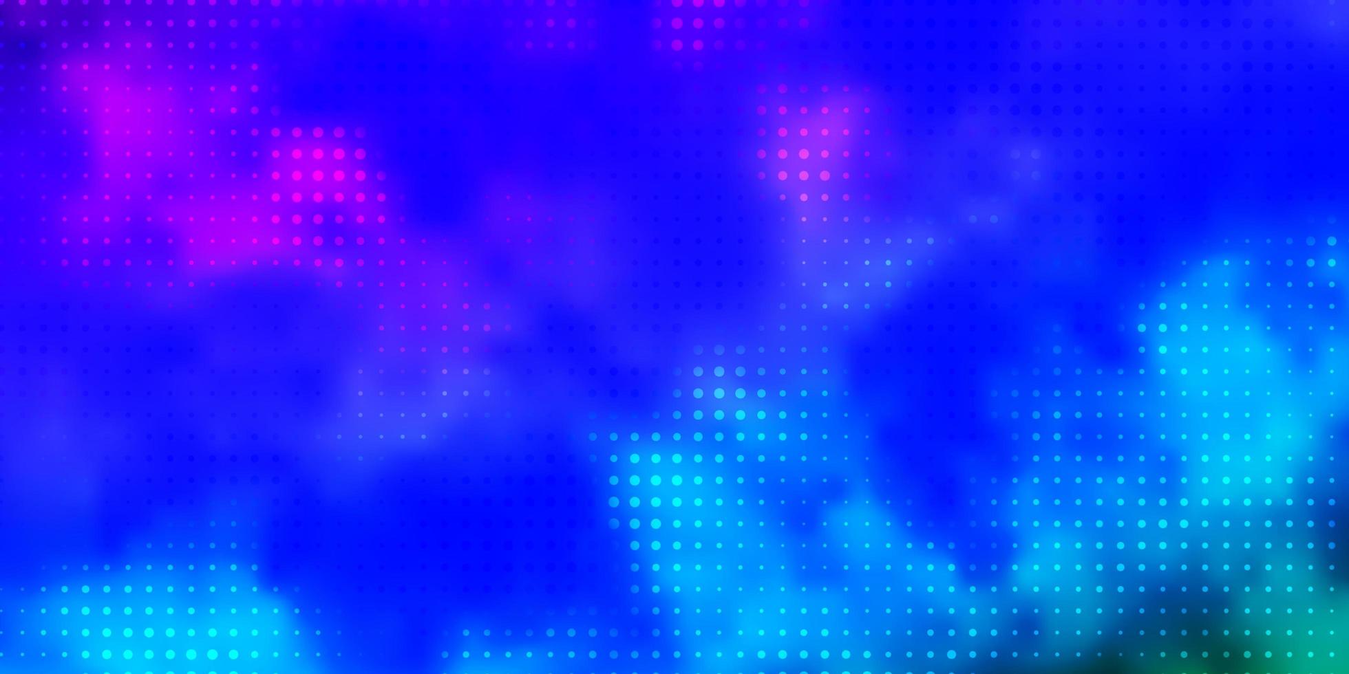 Light Multicolor vector pattern with spheres.