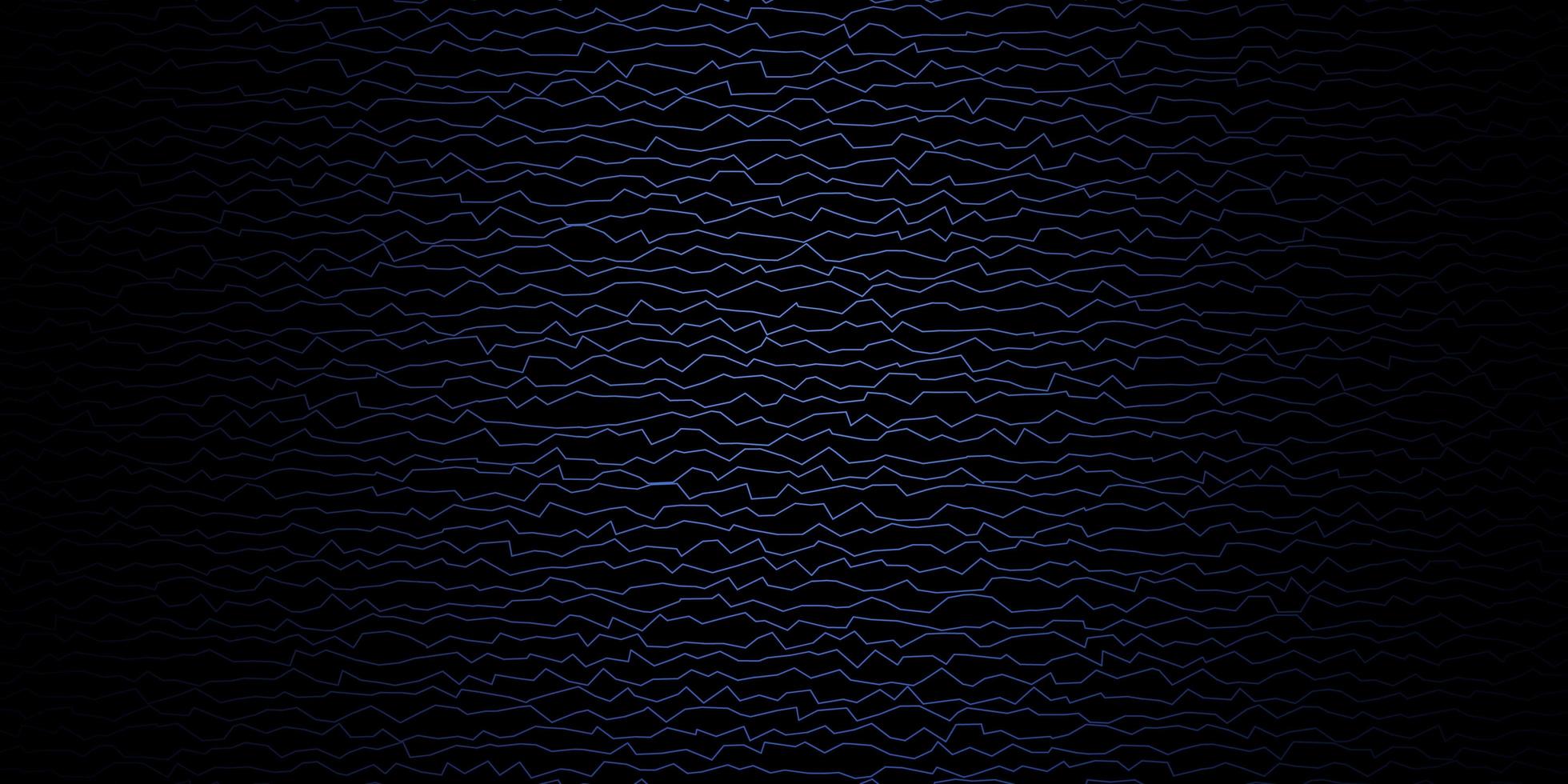 Dark BLUE vector pattern with wry lines.