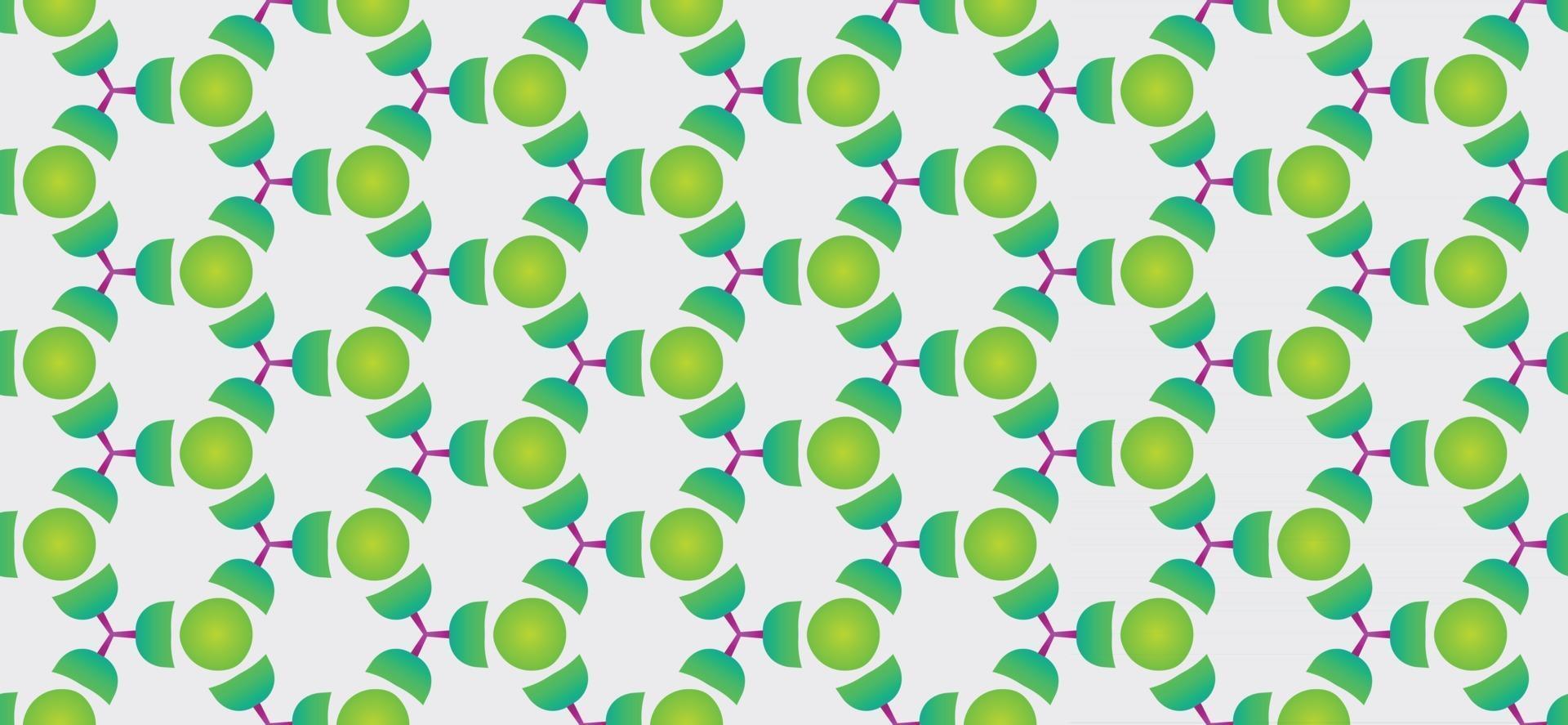 Abstract pattern gradient green Vector illustration