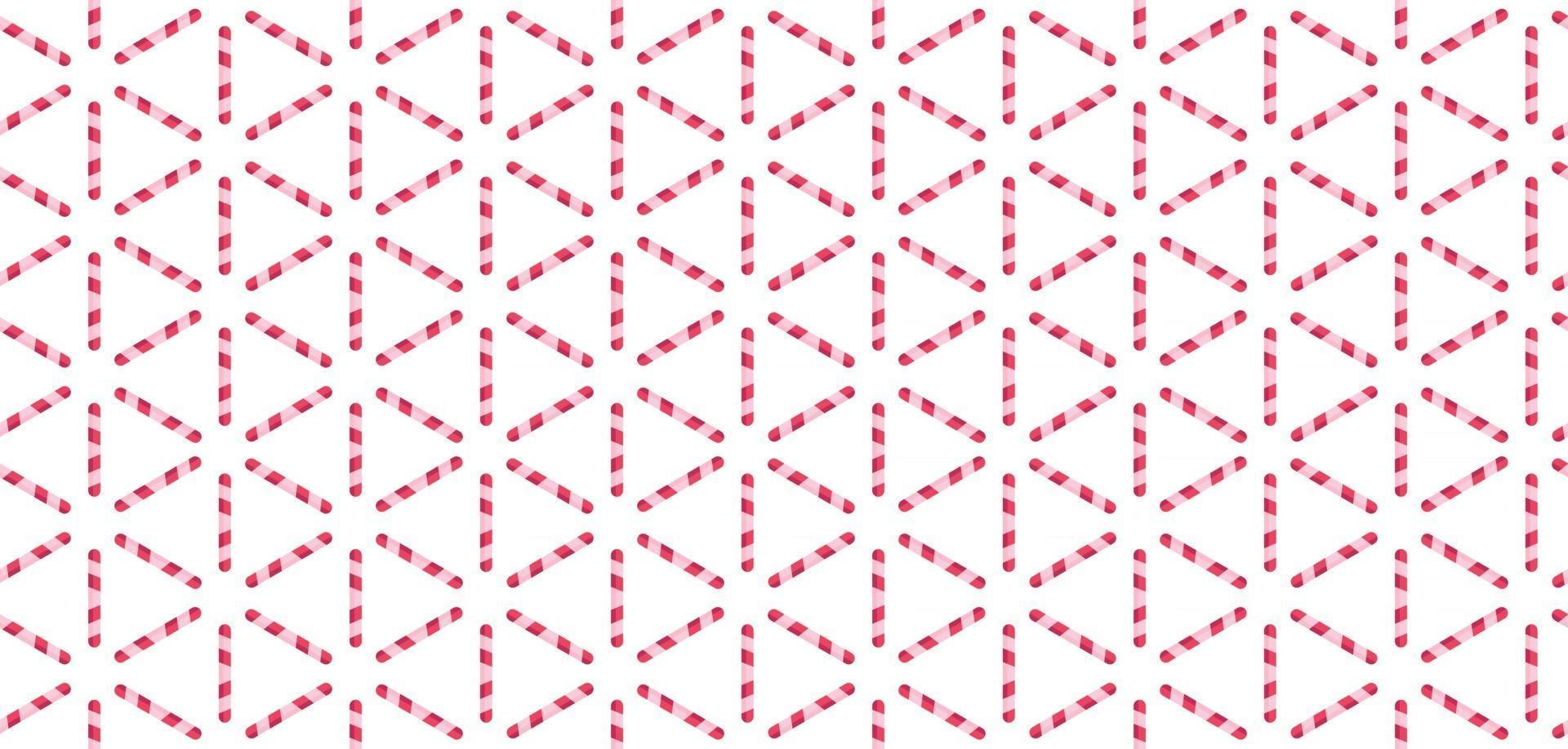 Red and white lines pattern Vector illustration