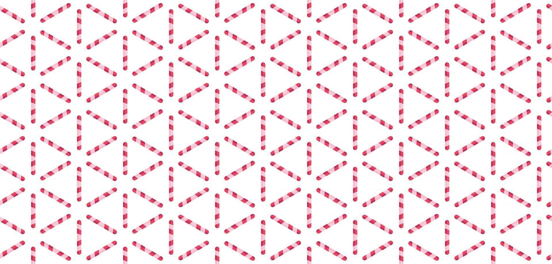 Red and white lines pattern Vector illustration