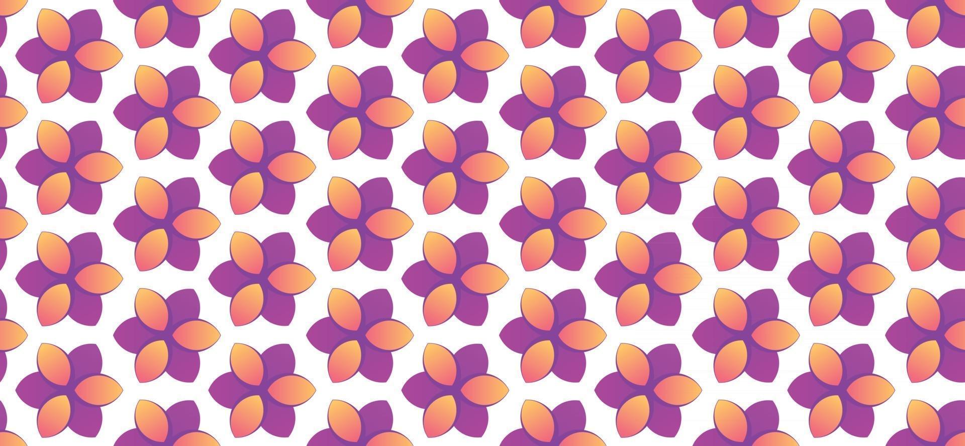 leaves pattern gradient gold and purple Vector illustration