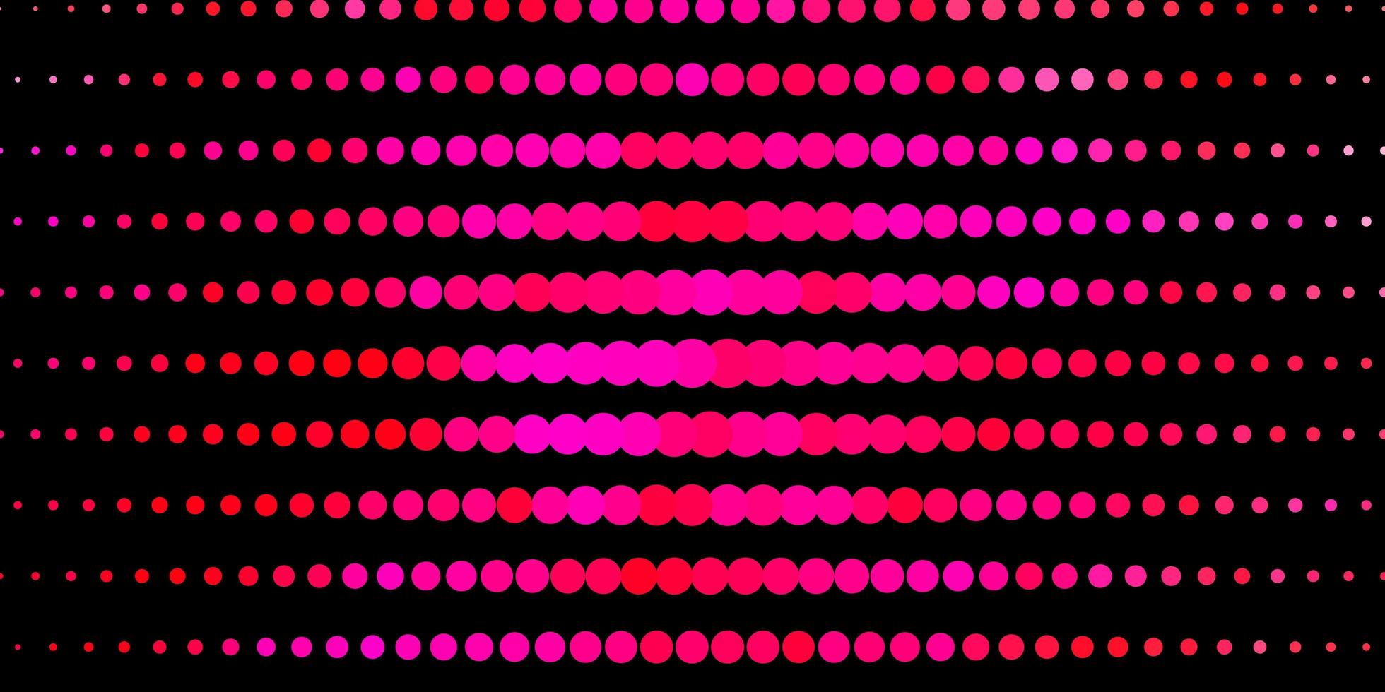 Light Pink vector background with circles.