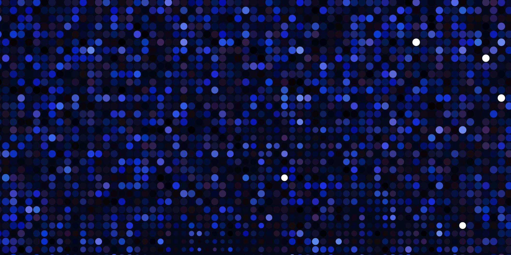 Dark BLUE vector pattern with spheres.