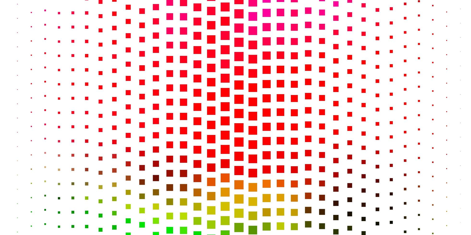 Light Pink, Green vector texture in rectangular style.