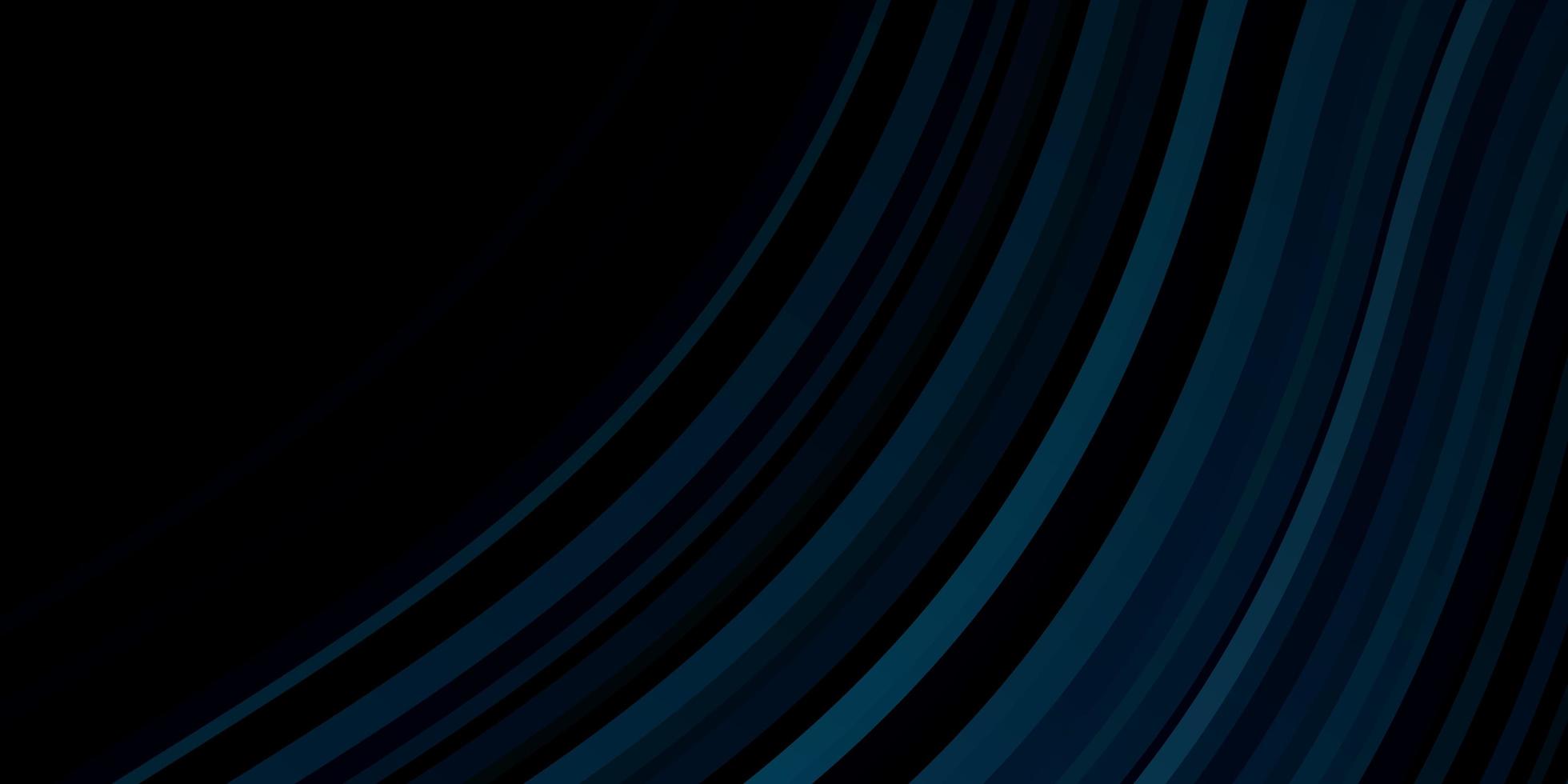 Dark BLUE vector background with lines.