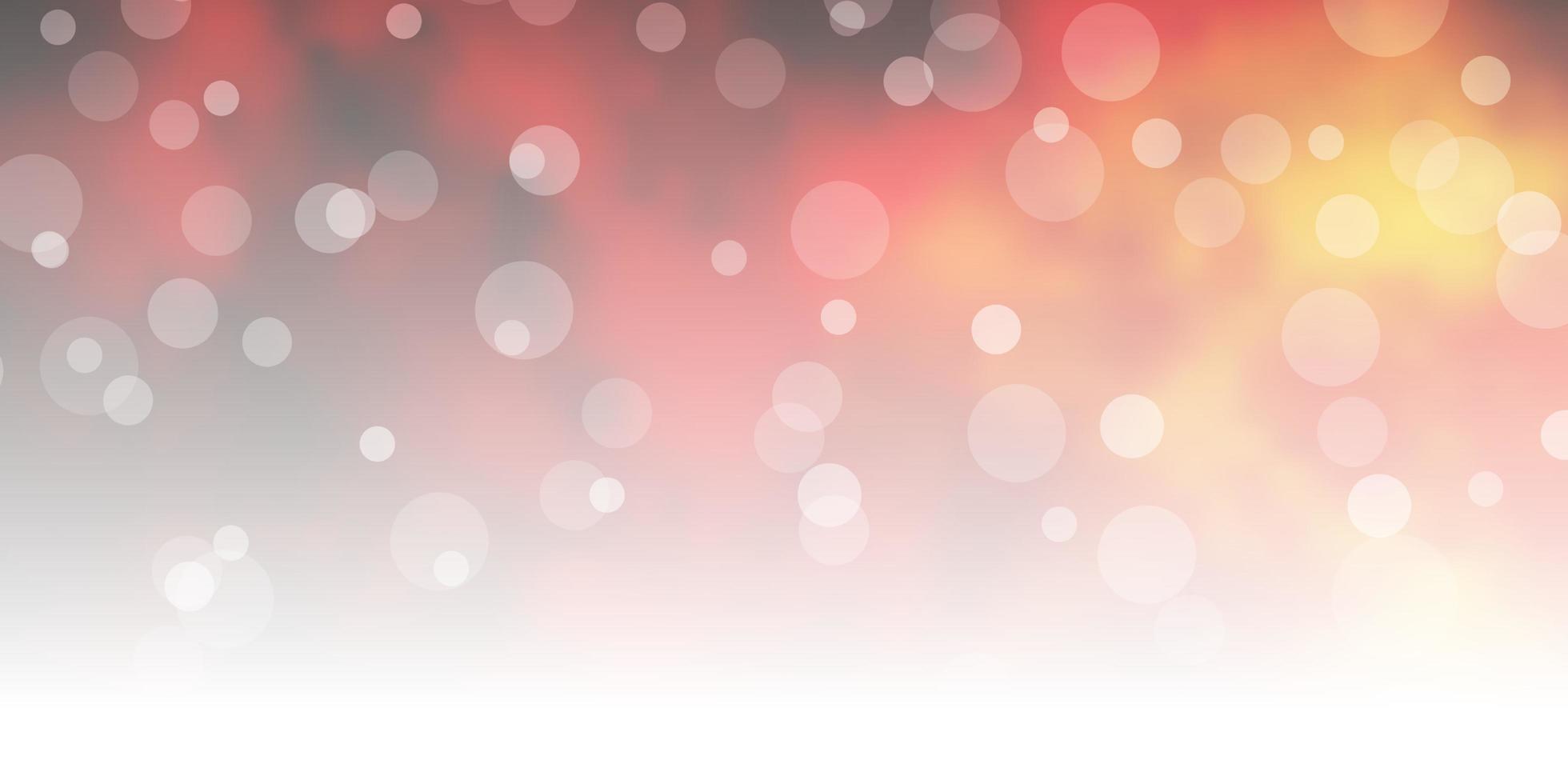 Light Red, Yellow vector background with circles.