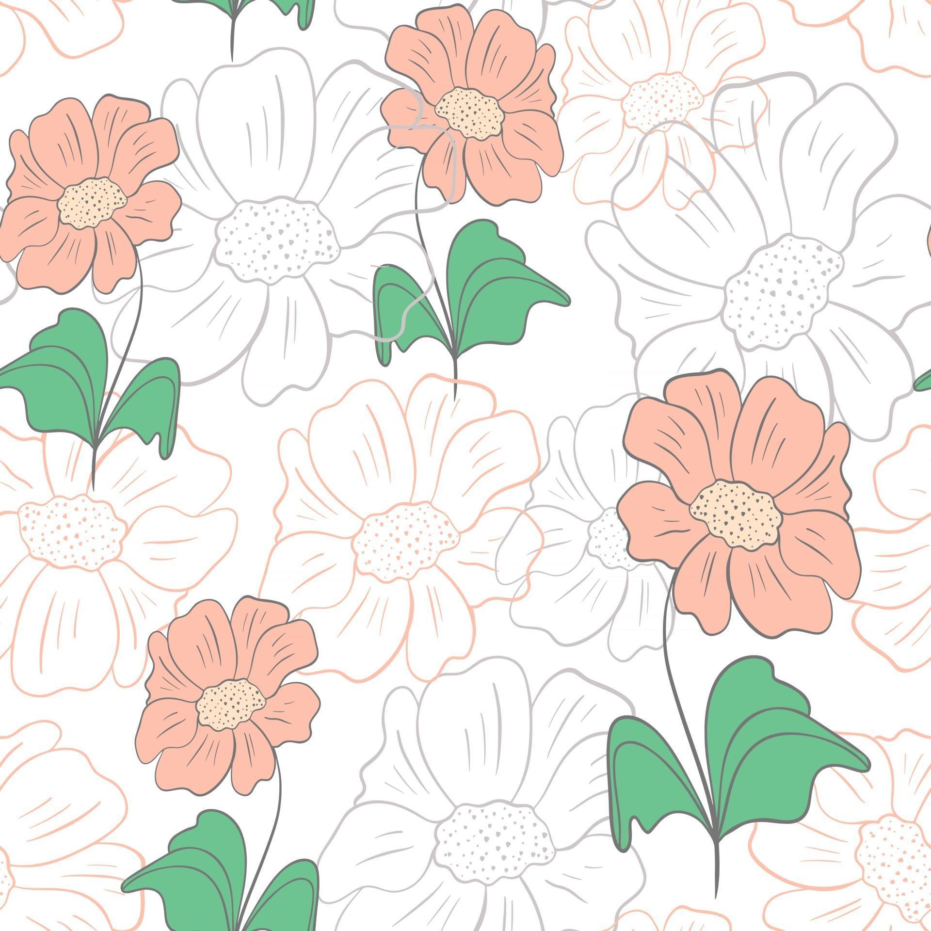 Floral seamless pattern vector illustration 2937345 Vector Art at Vecteezy