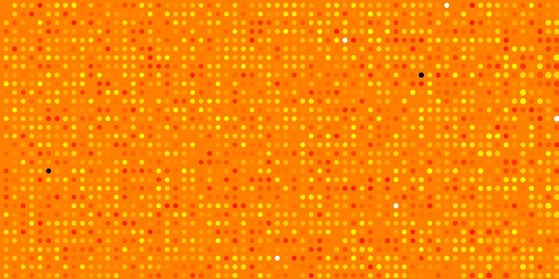 Fondo de vector naranja claro con burbujas.