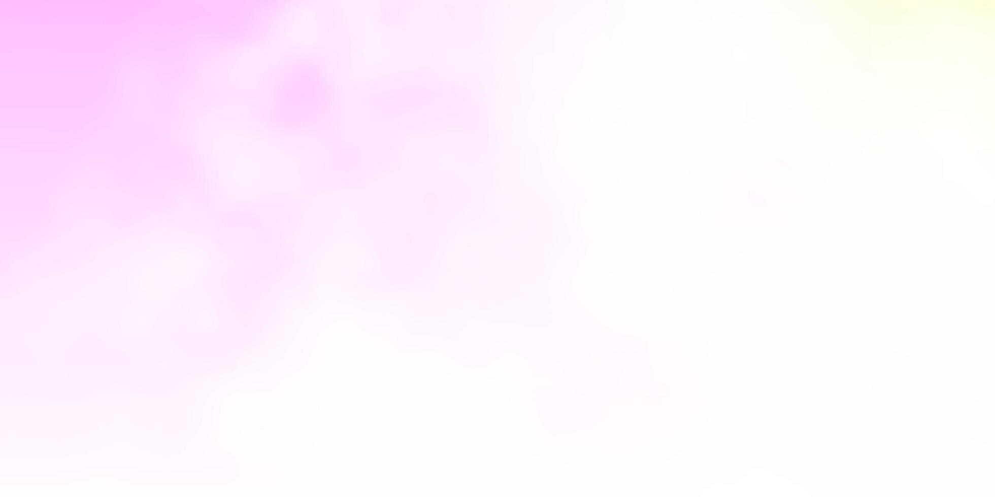 Light Pink, Yellow vector backdrop with cumulus.