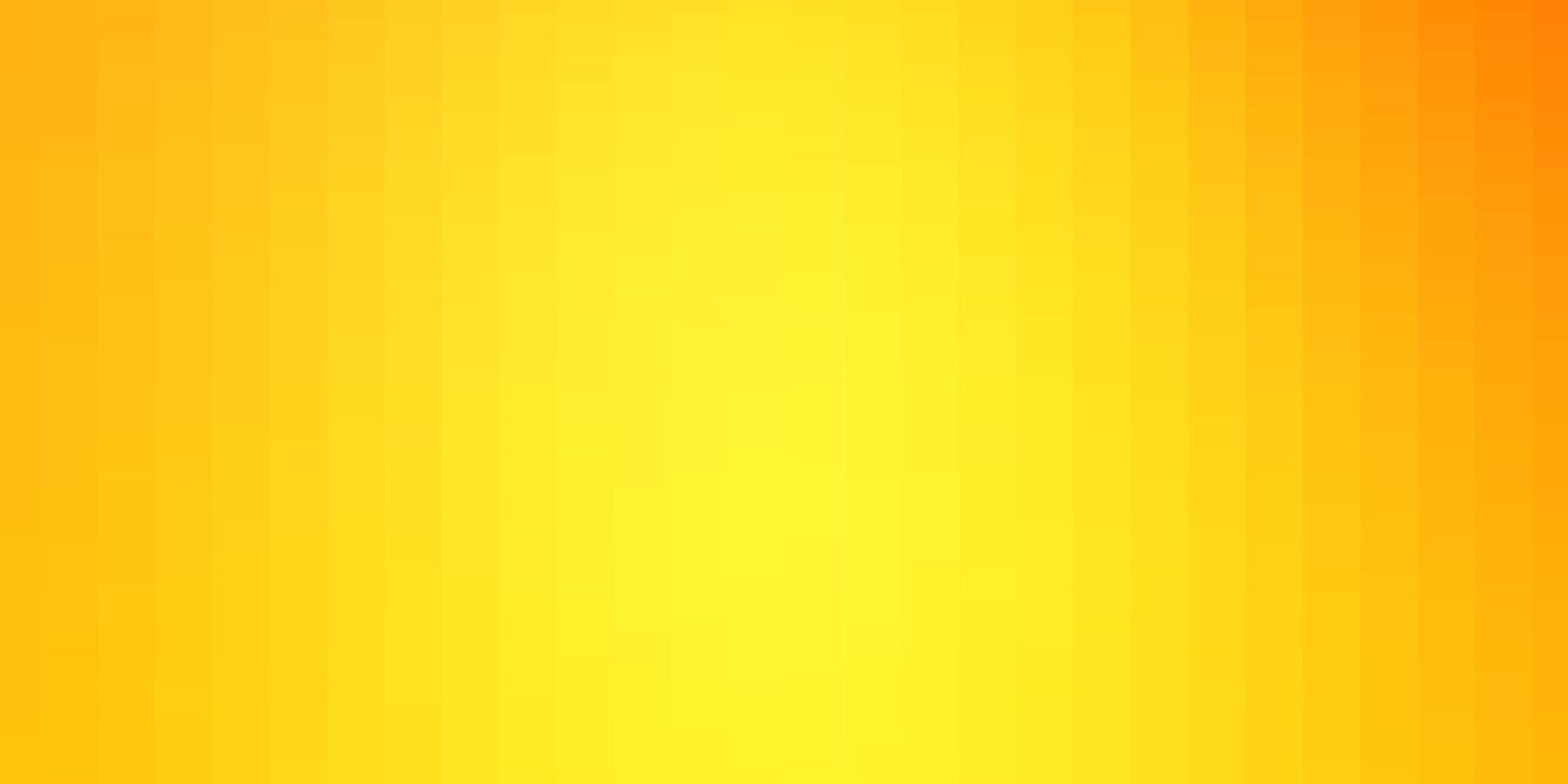 textura de vector amarillo claro en estilo rectangular.