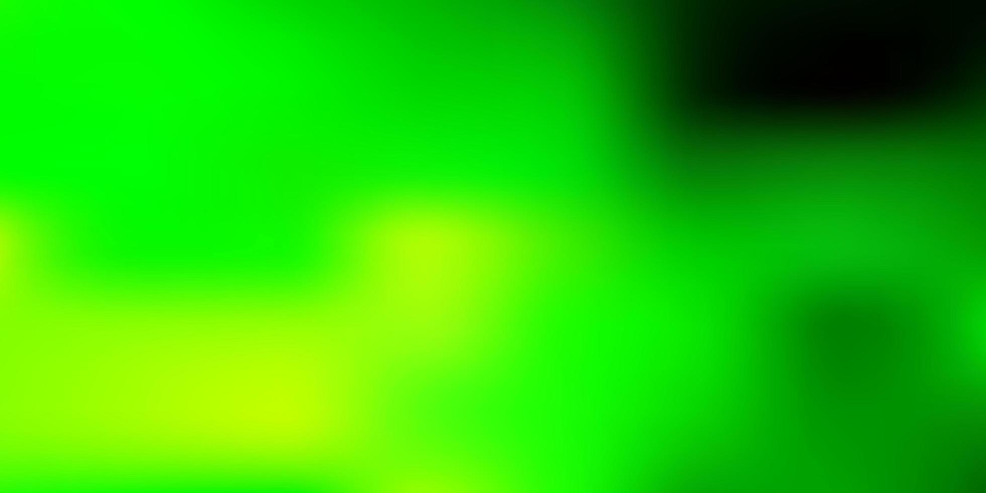 textura de desenfoque de vector verde claro, amarillo.