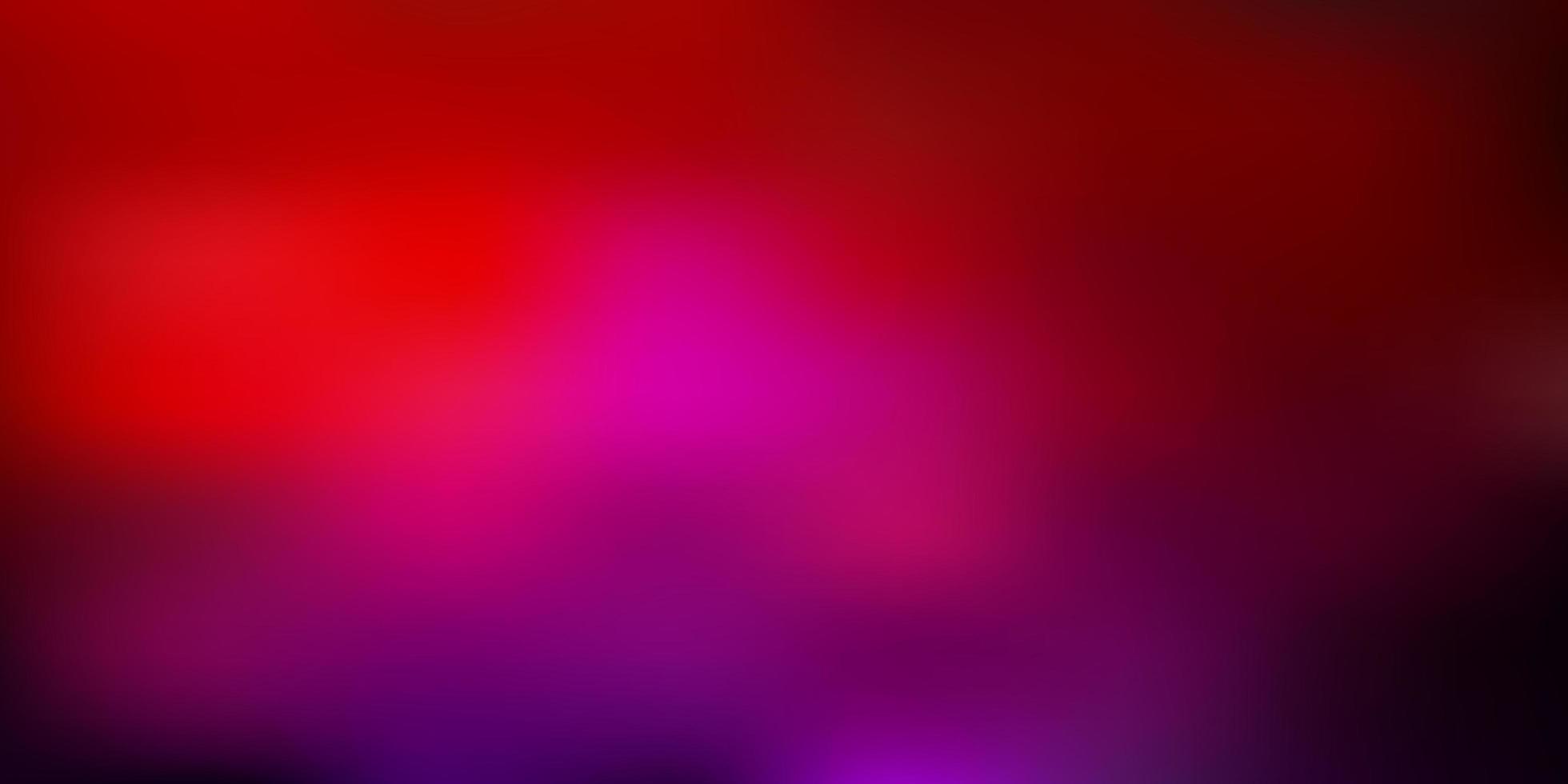 Dark blue, red vector blurred background.