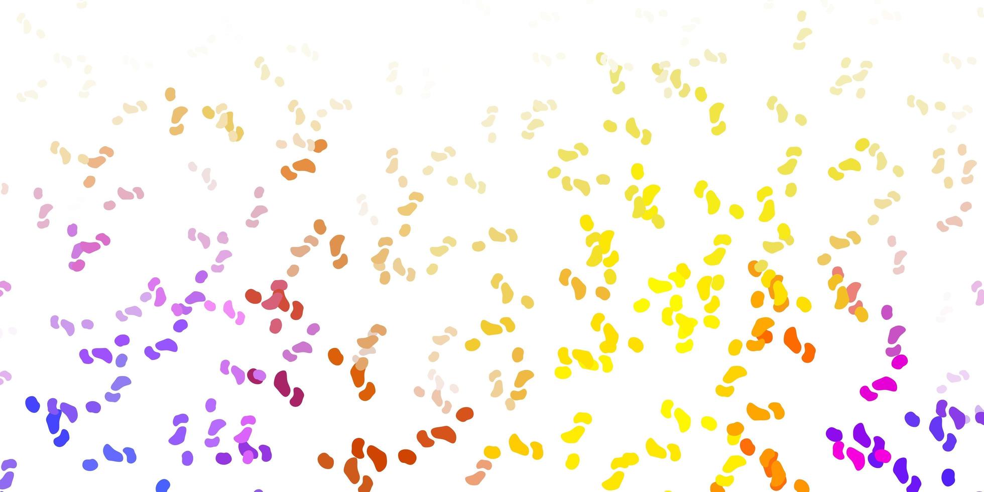 Light blue, red vector backdrop with chaotic shapes.