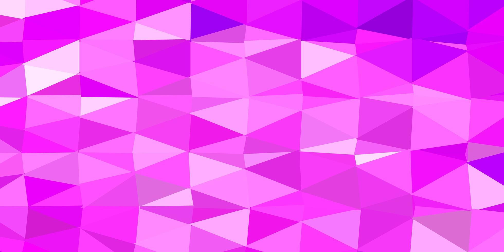 Light purple, pink vector polygonal backdrop.