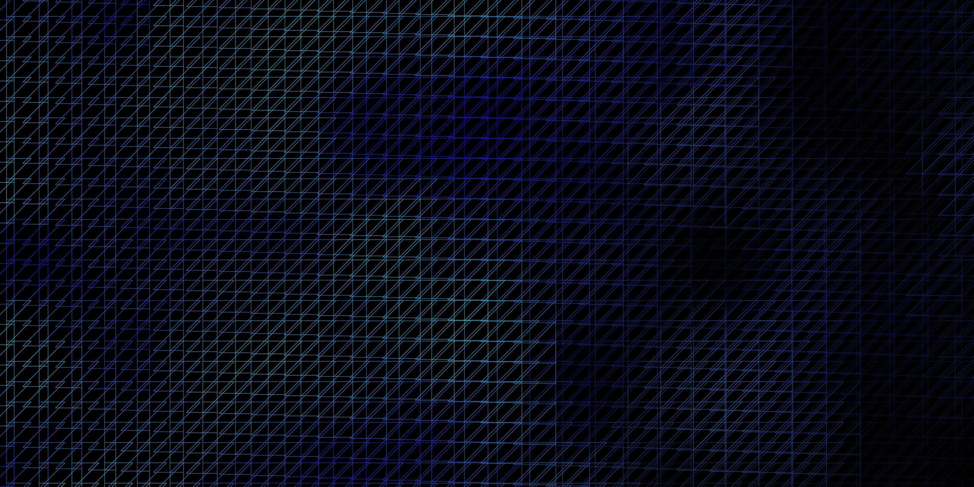 Dark BLUE vector template with lines.