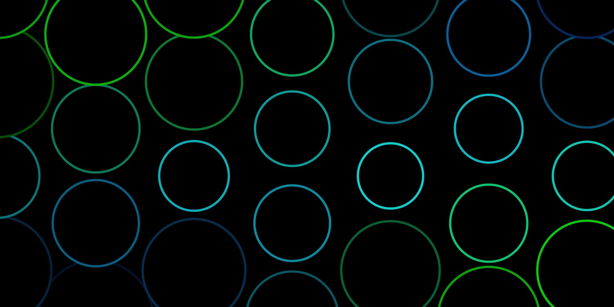 Dark Blue, Yellow vector texture with circles.