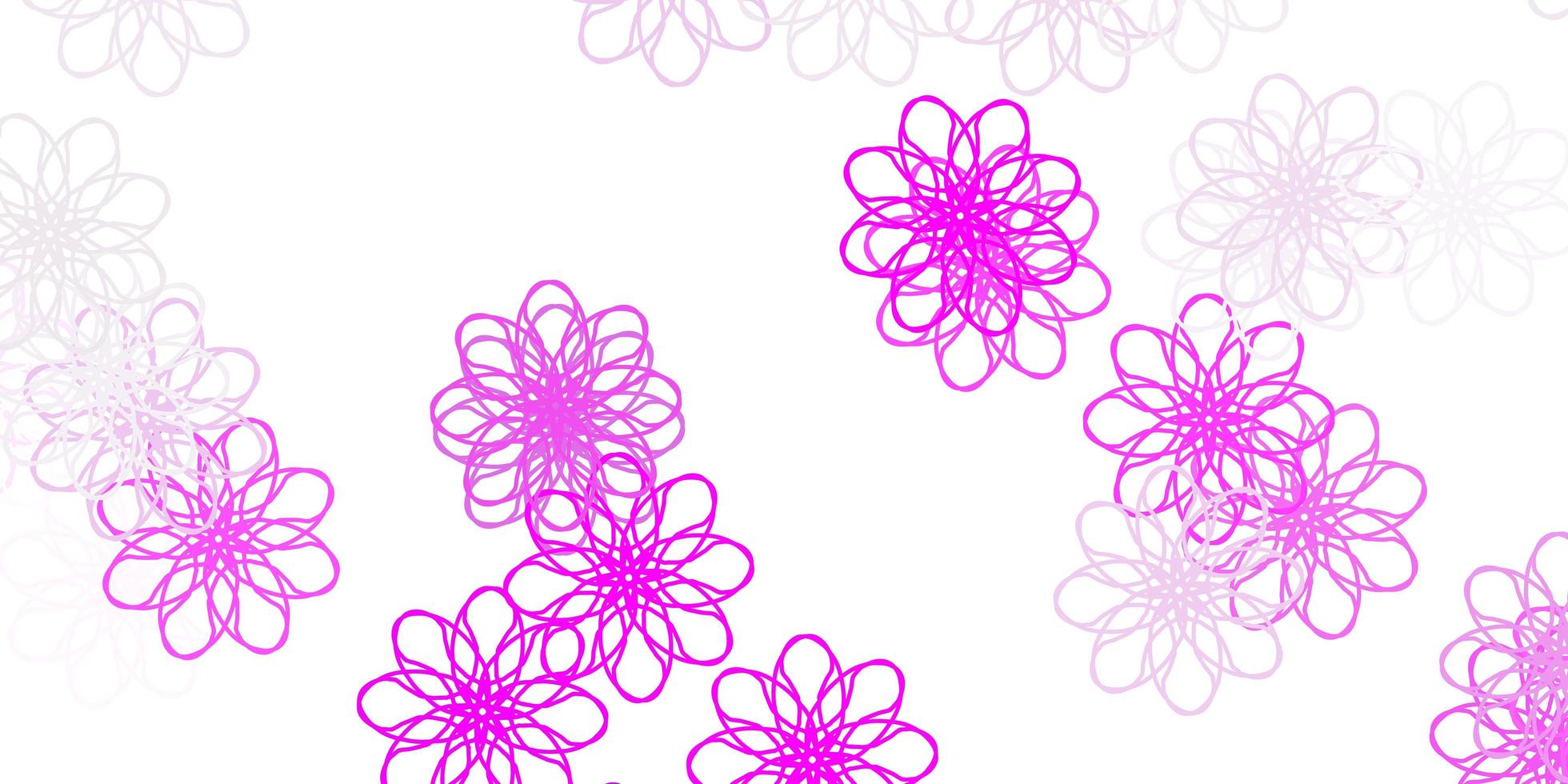 Light Purple, Pink vector natural backdrop with flowers.