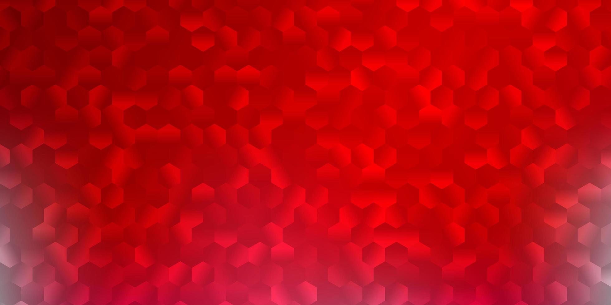 patrón de vector rojo claro con formas abstractas.