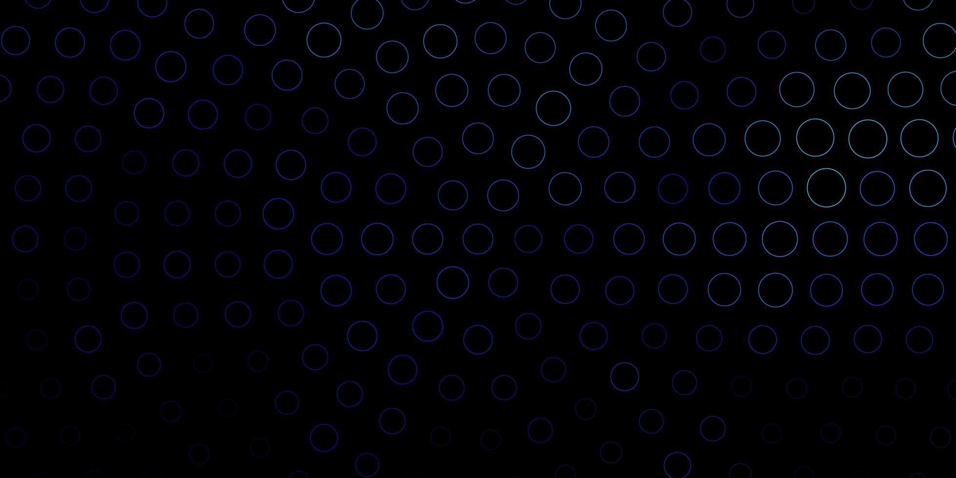 Dark Blue, Green vector layout with circle shapes.
