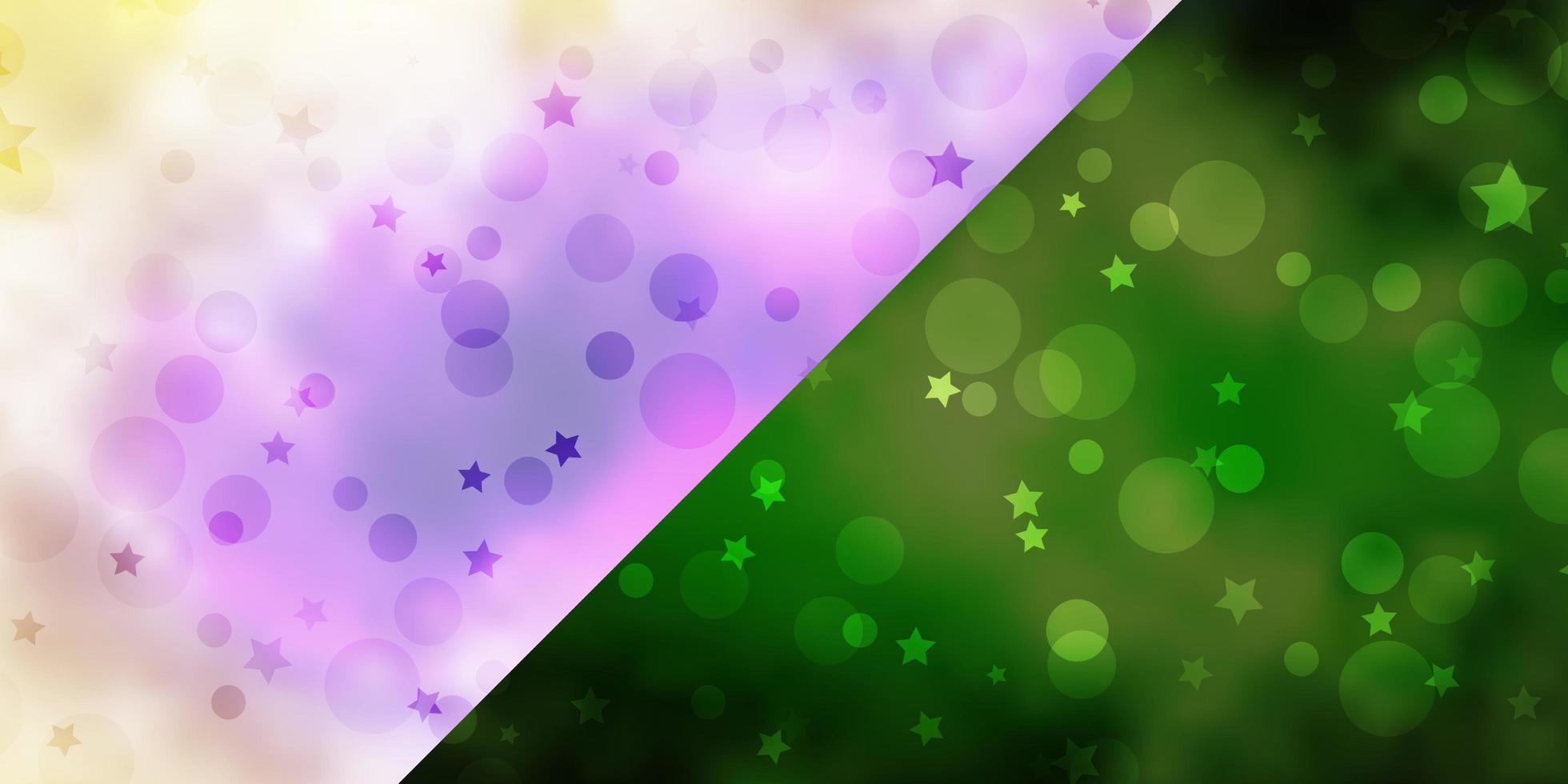 textura vectorial con círculos, estrellas. vector