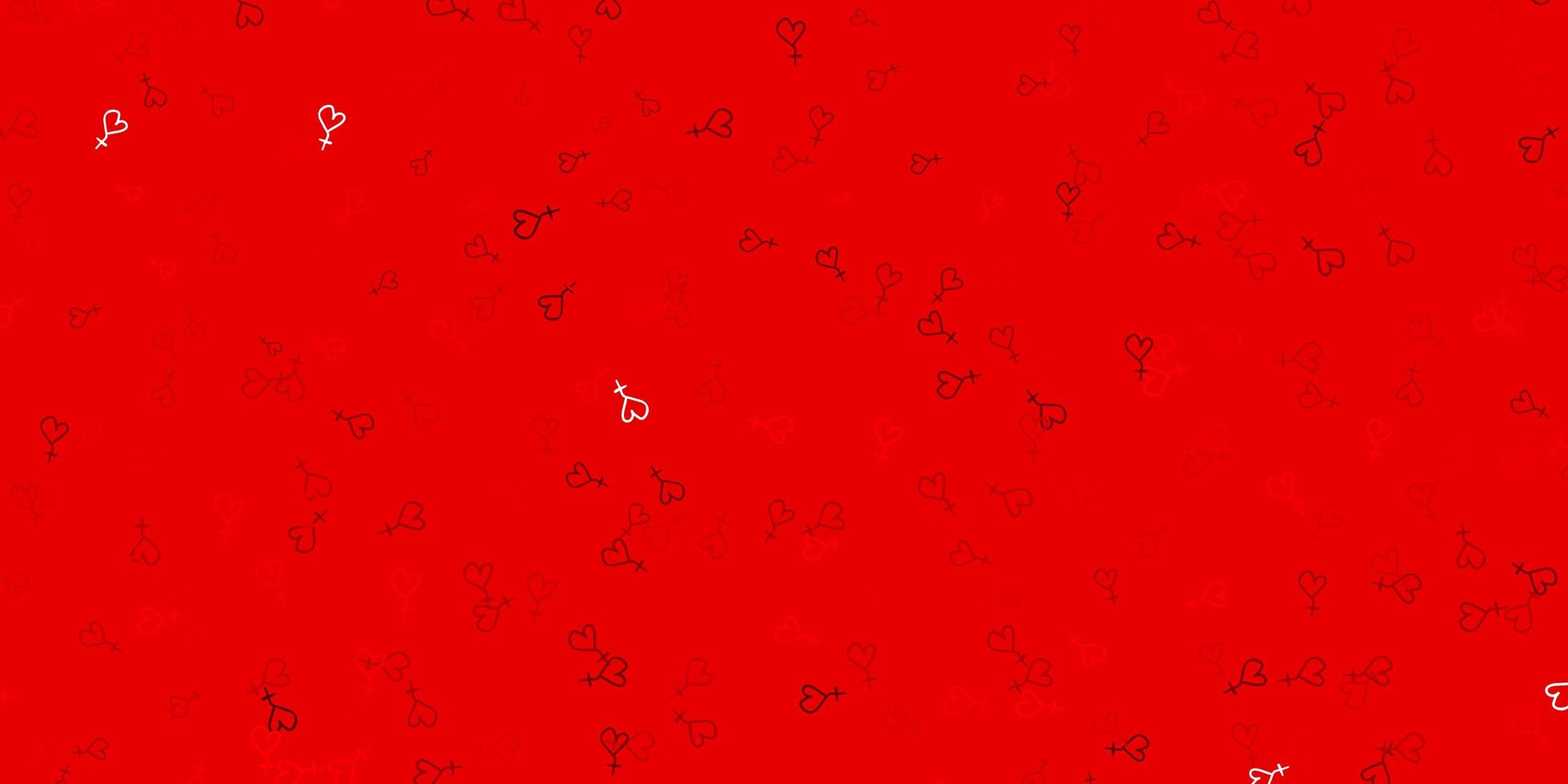 Light Red vector pattern with feminism elements.