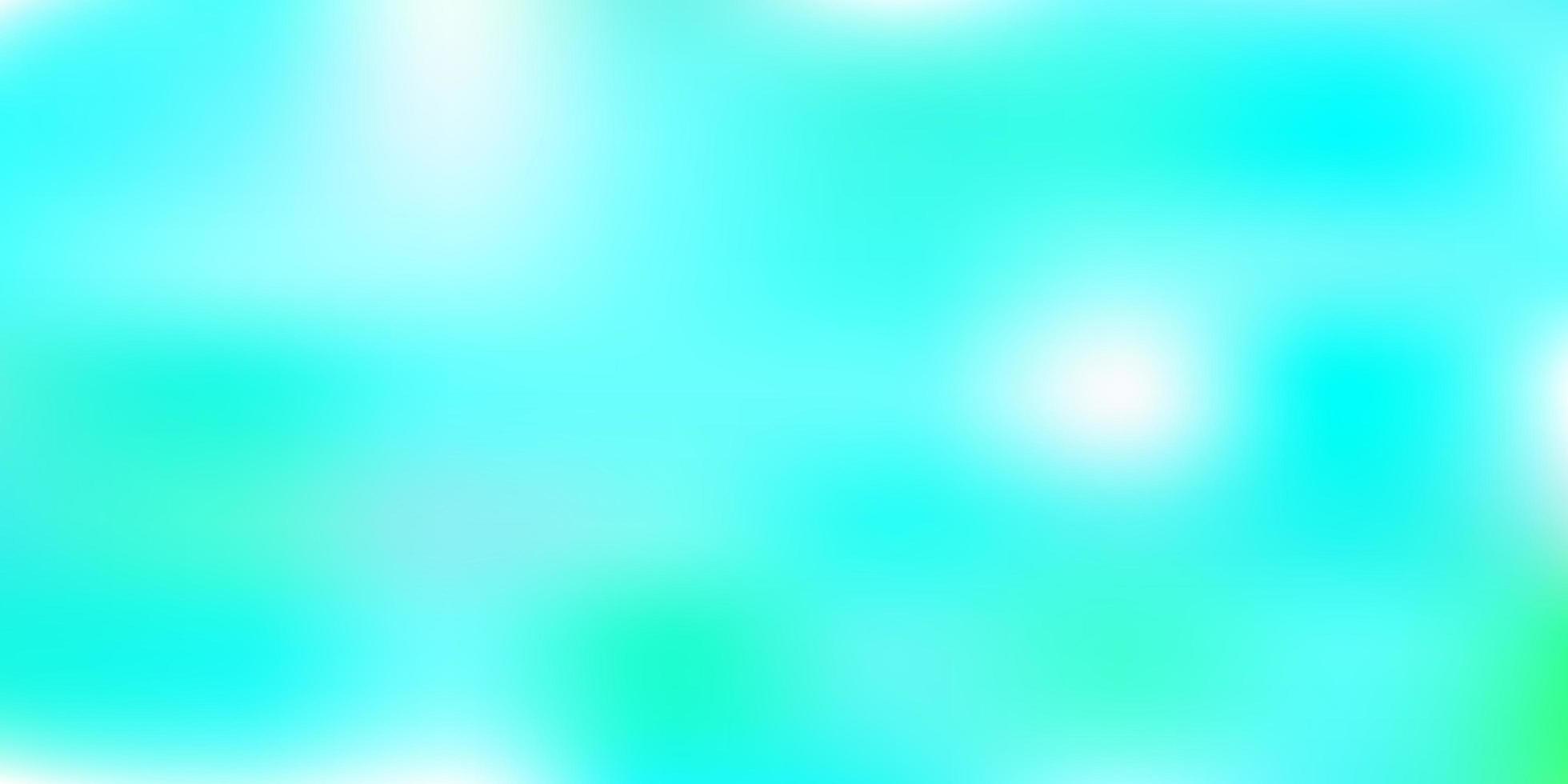 Light green vector gradient blur pattern.