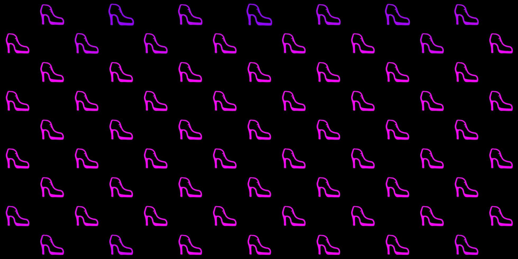 Fondo de vector púrpura oscuro con símbolos de mujer.