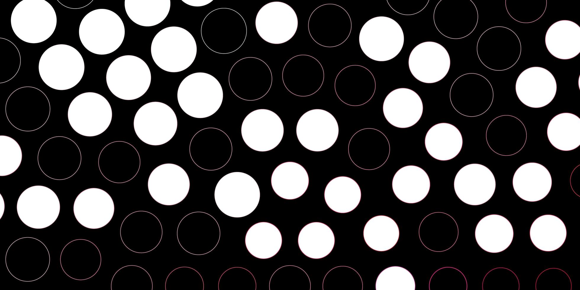 Dark Pink vector layout with circle shapes.