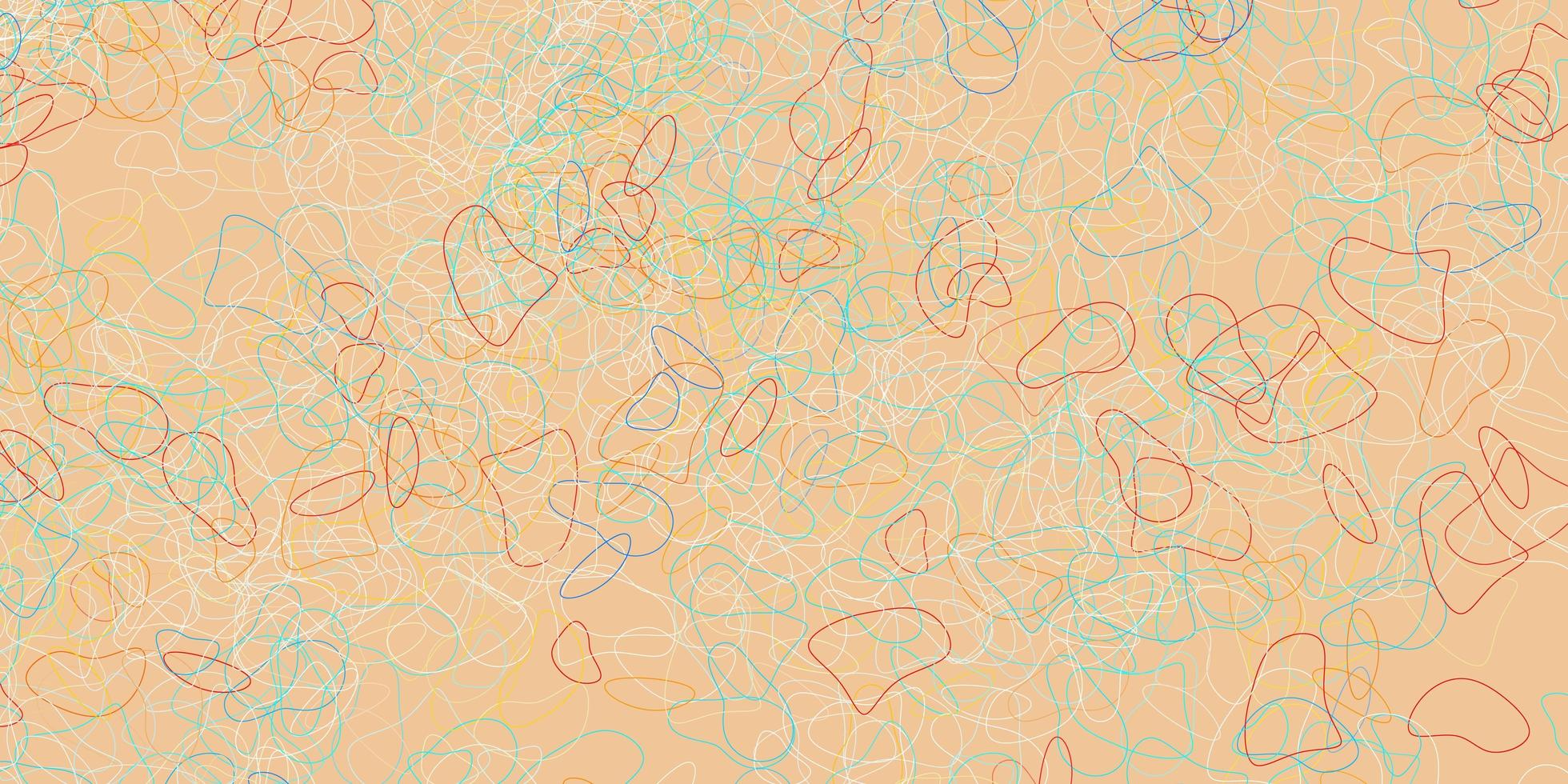 Light blue, red vector pattern with abstract shapes.