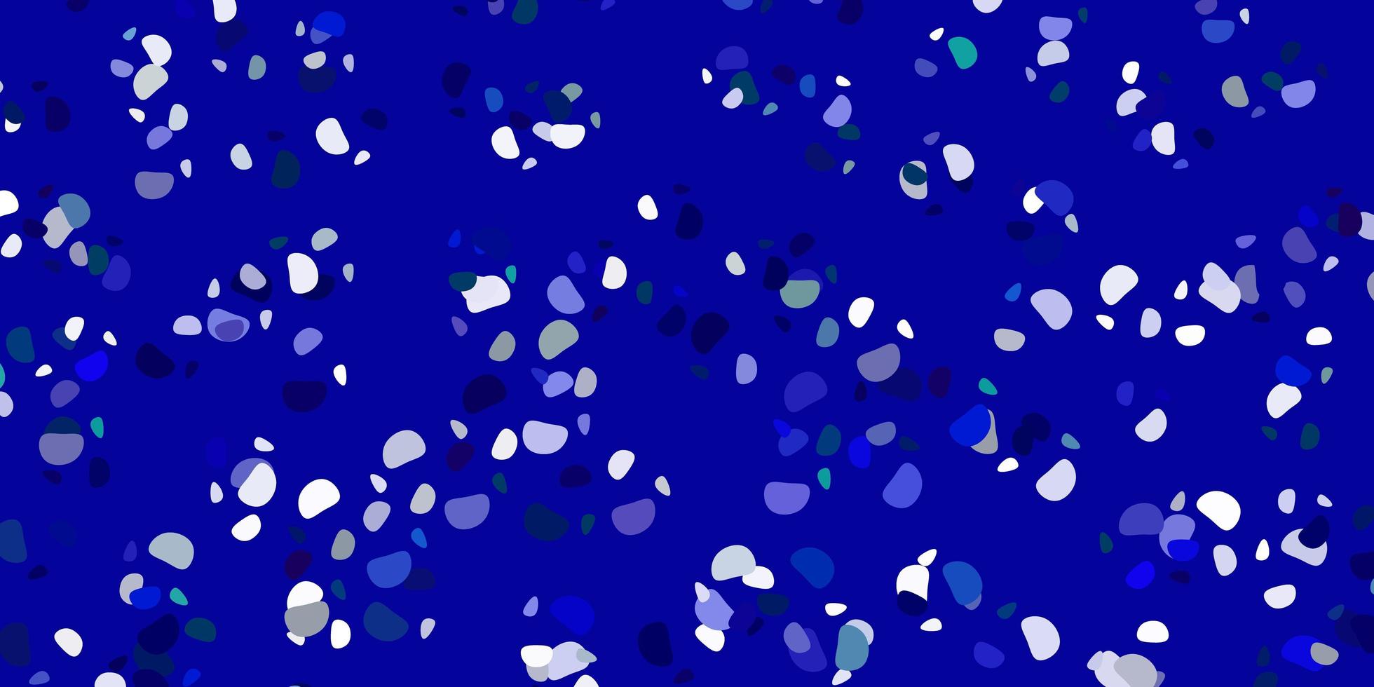 Light blue, green vector pattern with abstract shapes.