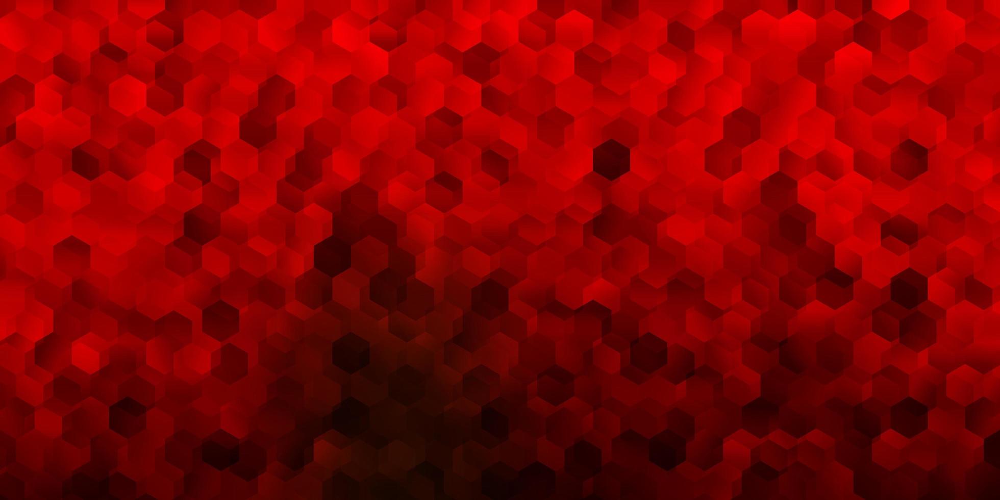 plantilla de vector verde oscuro, rojo con formas abstractas.