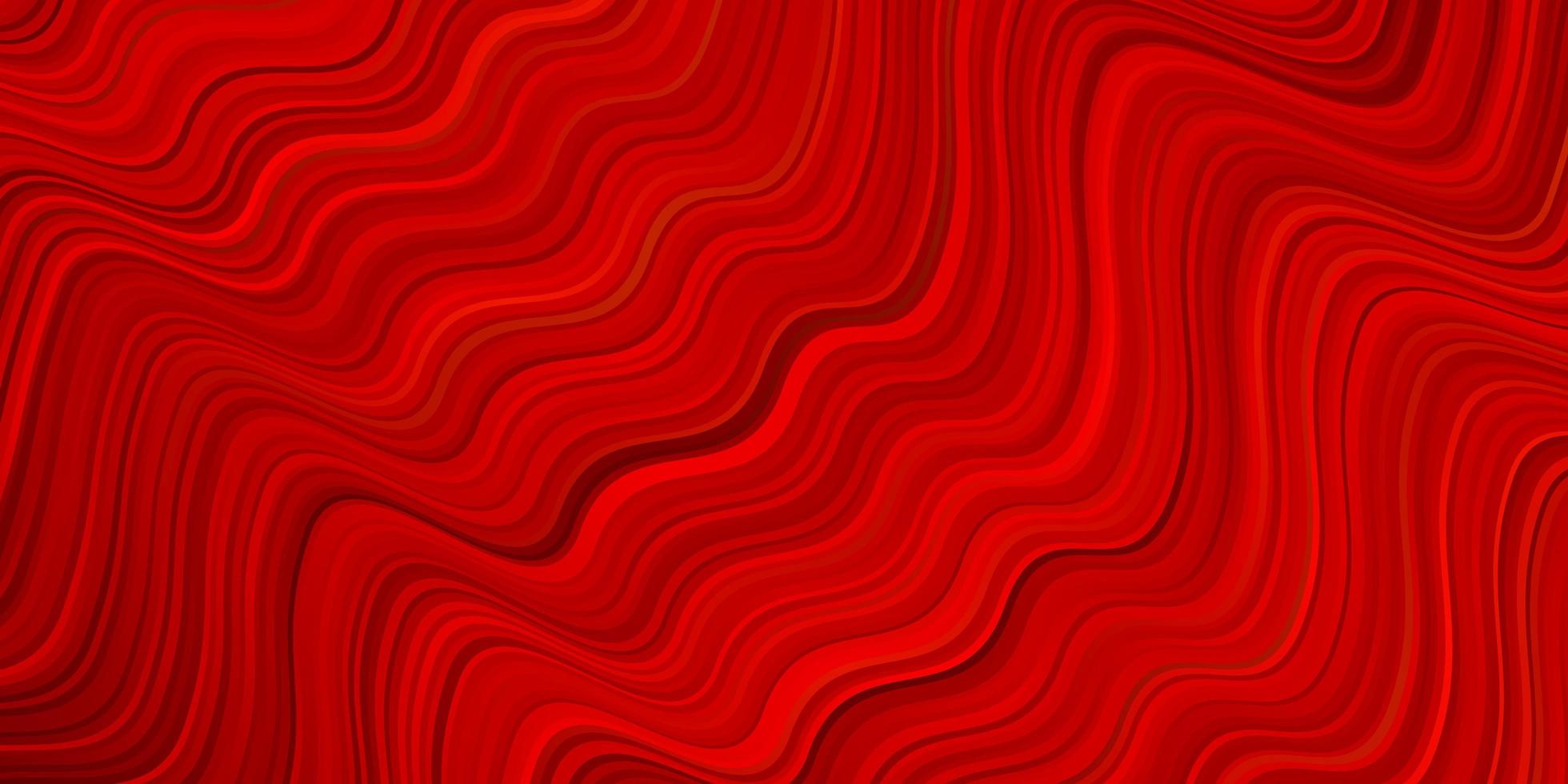 Dark Red vector background with wry lines.