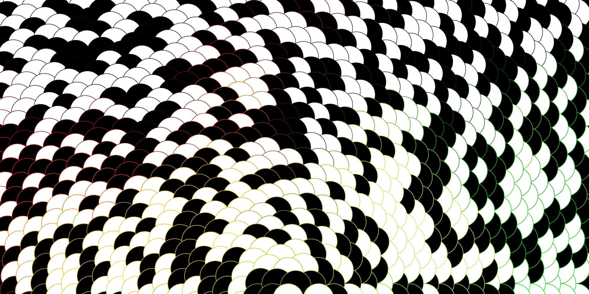 Dark Green, Yellow vector background with spots.