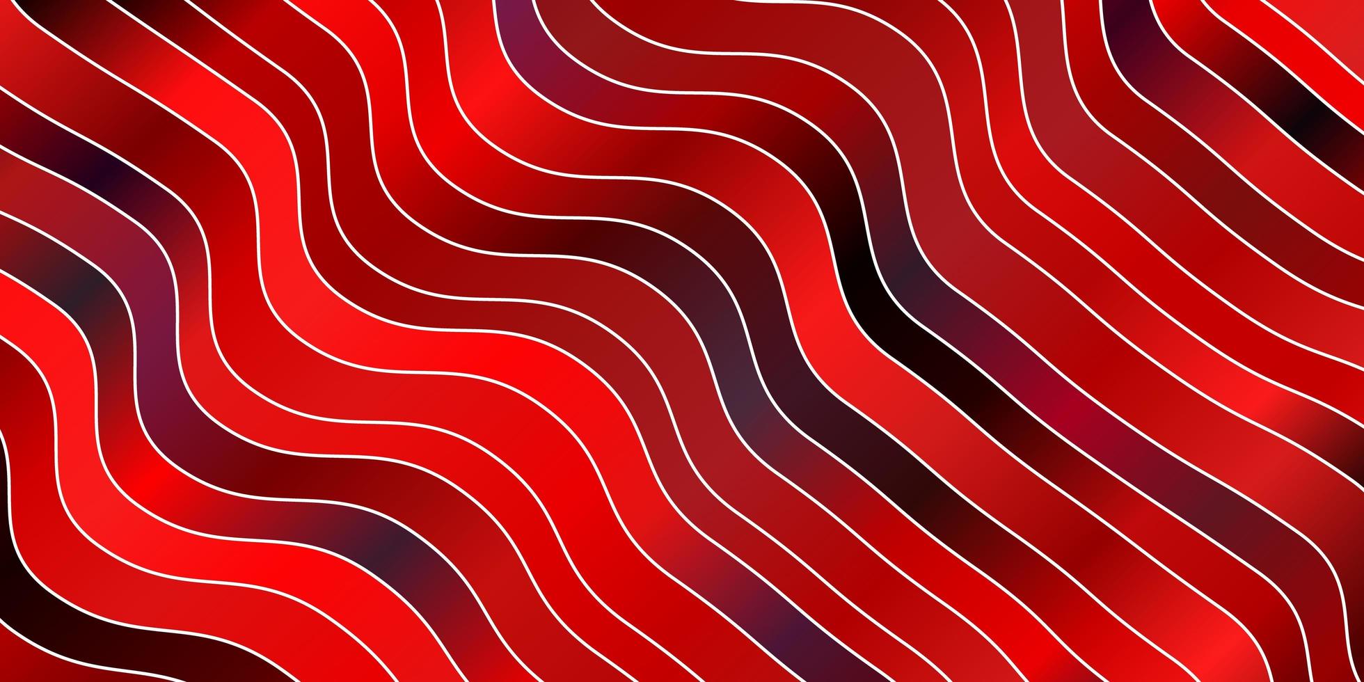 Light Pink, Red vector backdrop with bent lines.