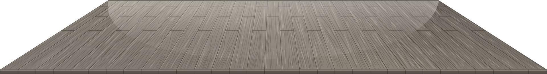 Grey wooden floor tiles isolated on white background vector