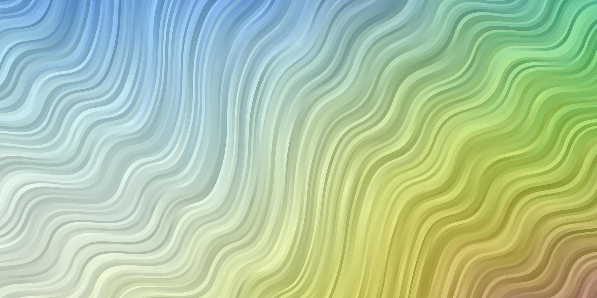 Light Multicolor vector background with wry lines.