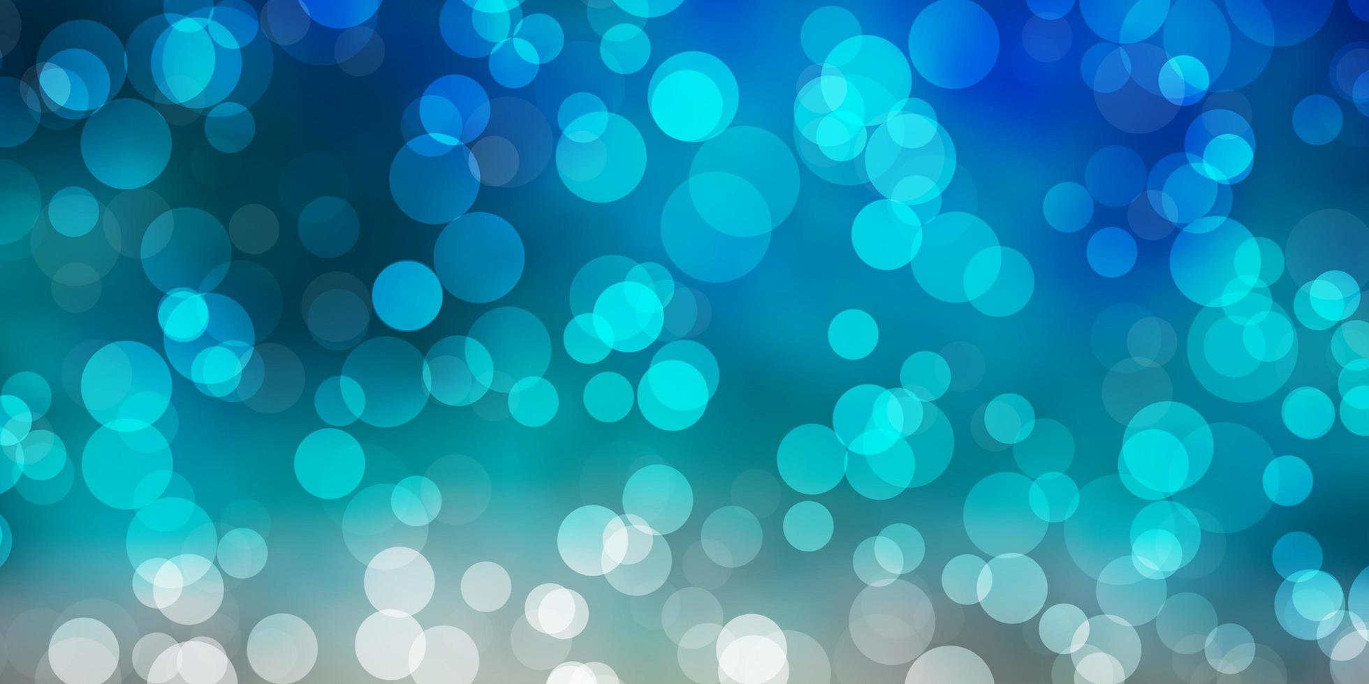 Light Blue, Yellow vector pattern with spheres.