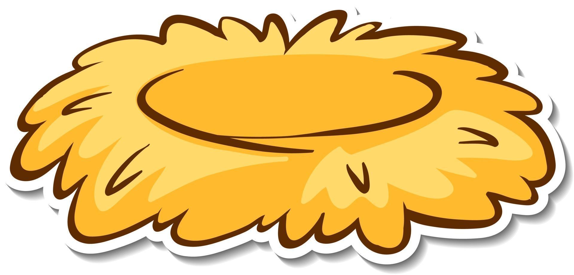 Empty nest sticker on white background 2939394 Vector Art at Vecteezy